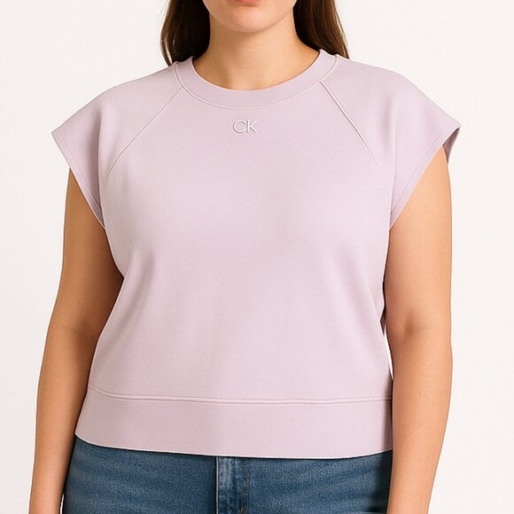 Calvin Klein Performance Tops - Calvin Klein Performance/Eco French Crop‎ Top